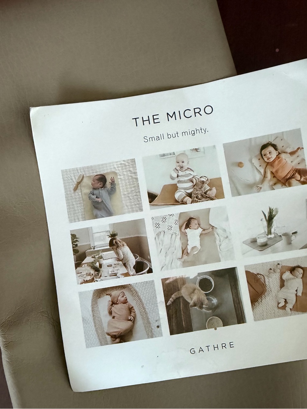 Gather The Micro Baby Mat - Taupe